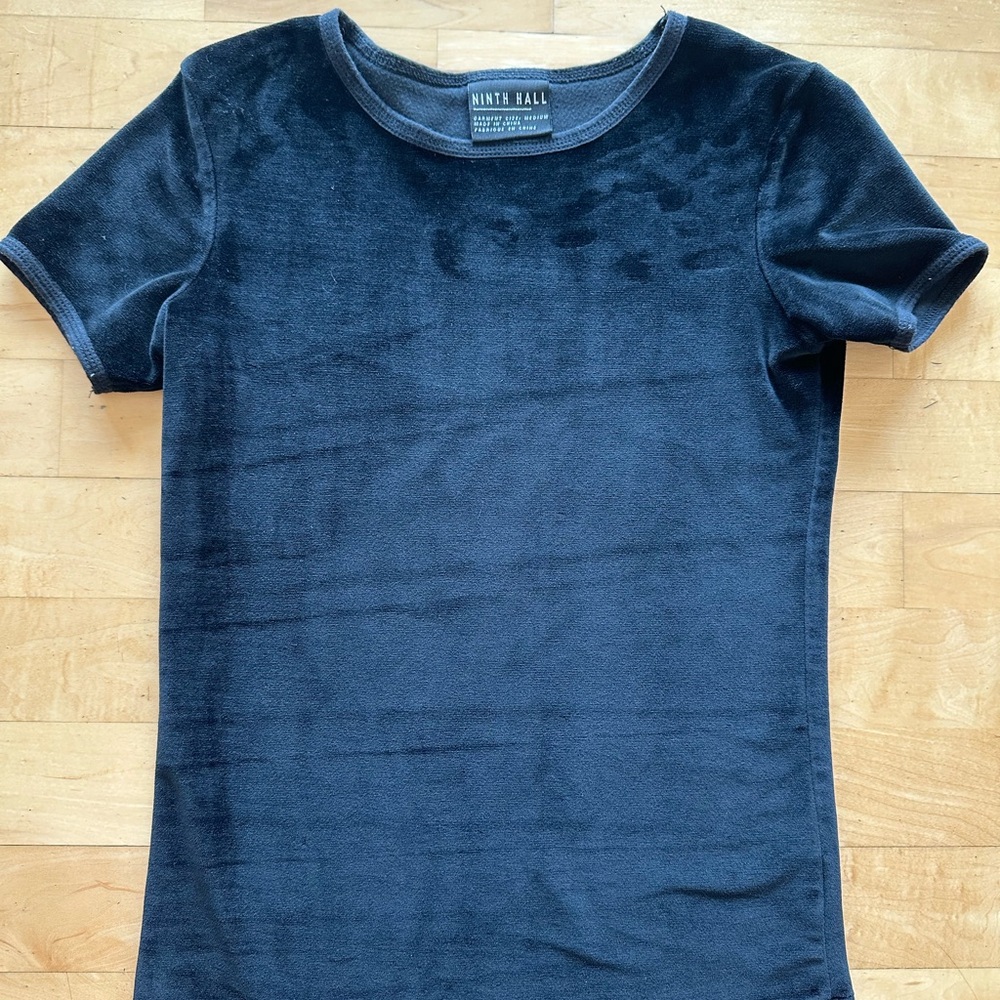 Black Velvet Shirt